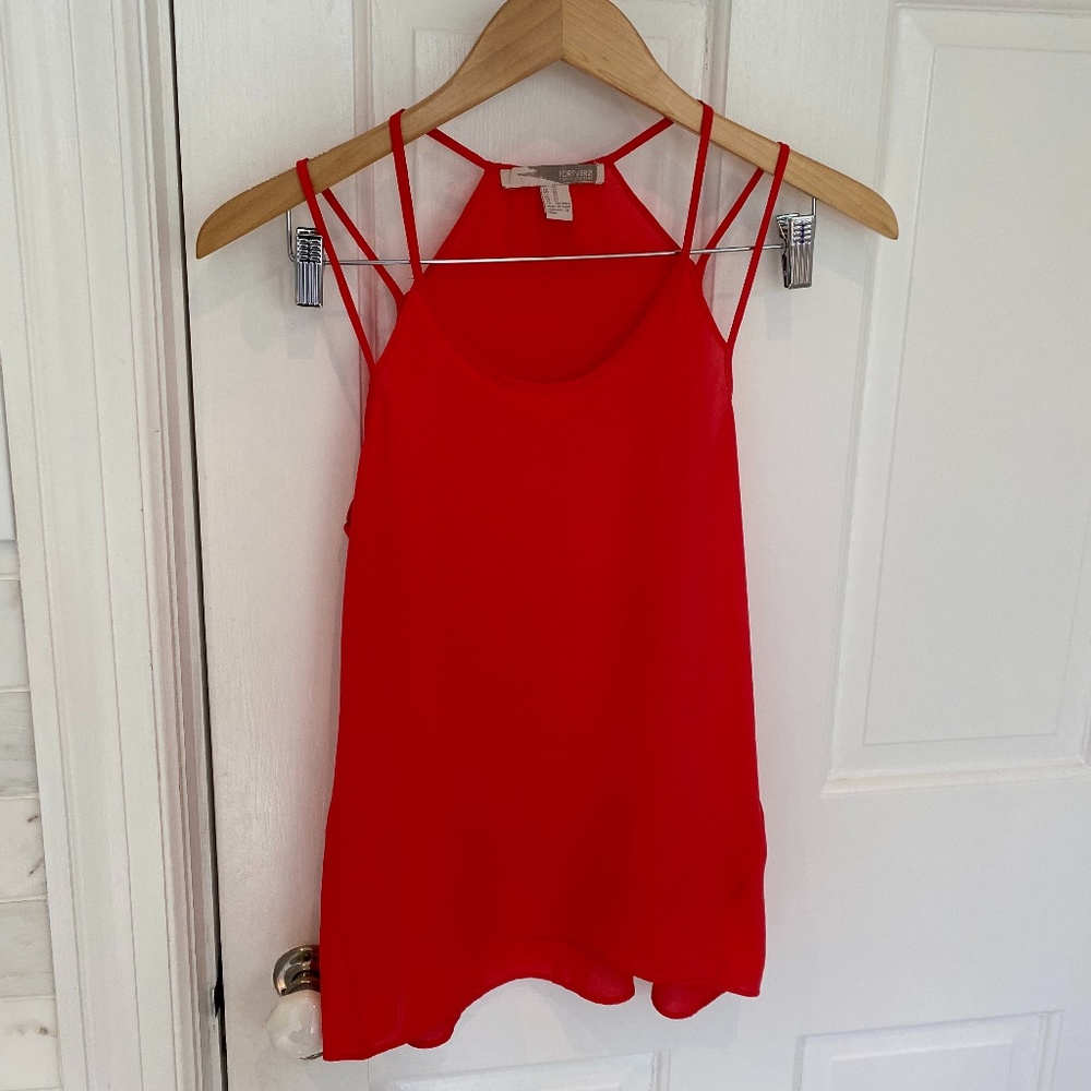 Pink Forever 21 tank top